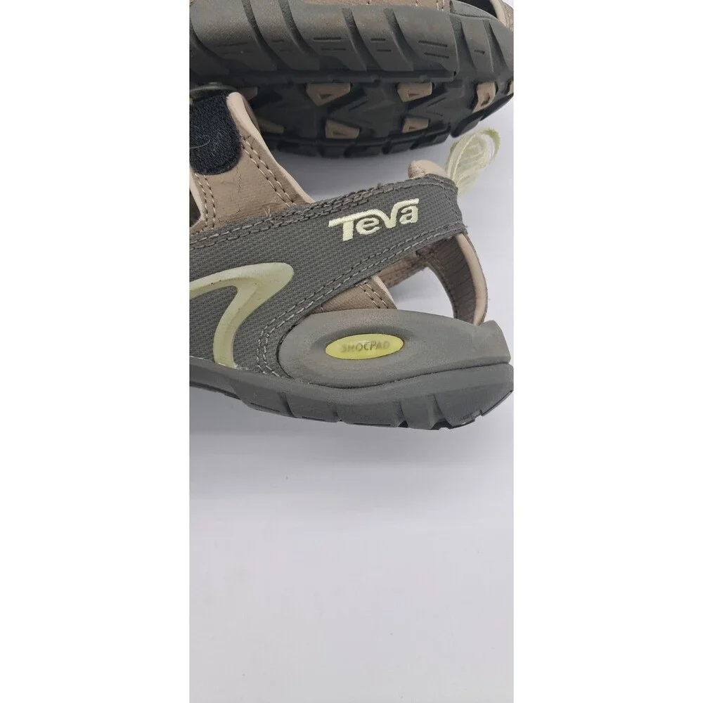 Teva Hiking Sandals Womens 10 Gray Dozer Closed Toe Outdoor Water Shoes 4173